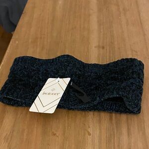 Isotoner Headband Women's Knit Black One Size NWT